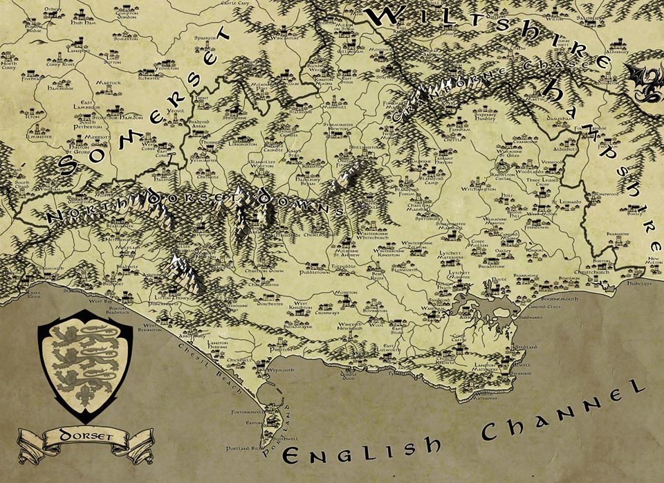 Creator Of Lord Of The Rings Style Map Of Dorset Asks The Public To Help Him Locate Hidden Gems Bridport And Lyme Regis News